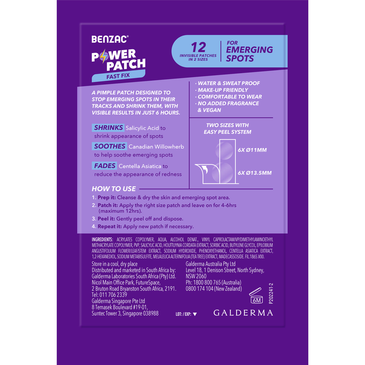 BENZAC Power Patch 24pk