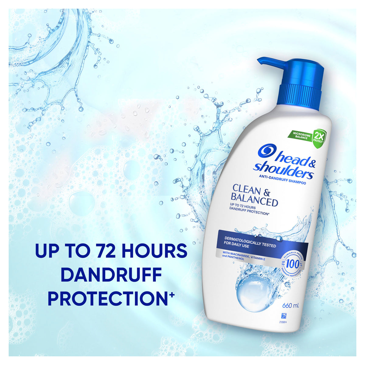 Head & Shoulders Clean & Balanced Shampoo 660ml