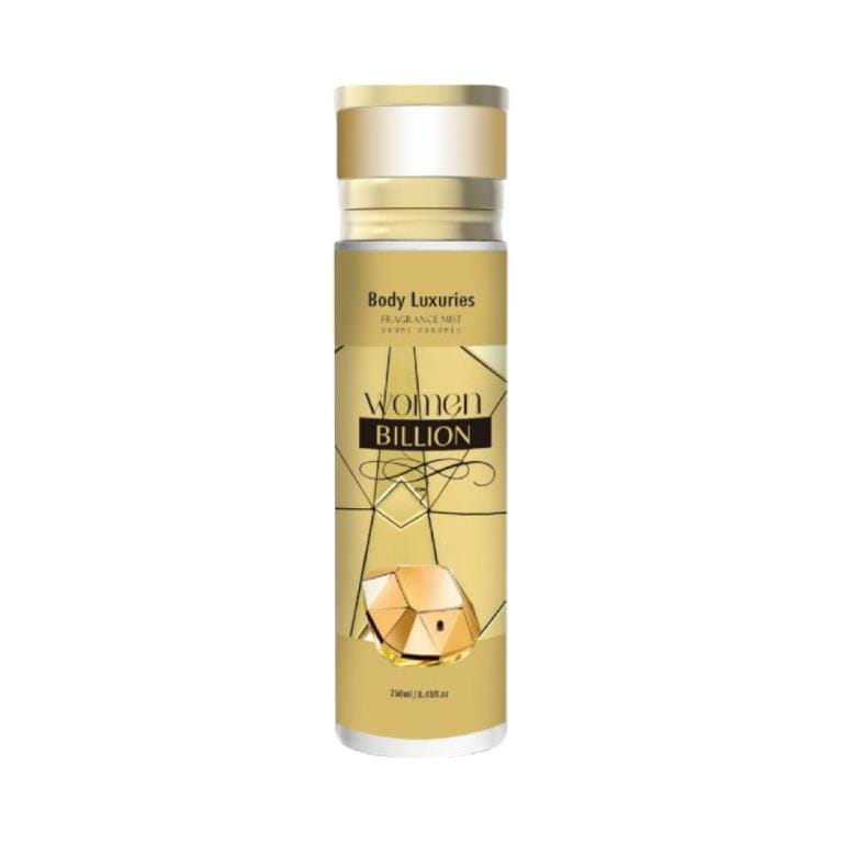 Body Lux Billion Womens Fragrance Mist 250ml