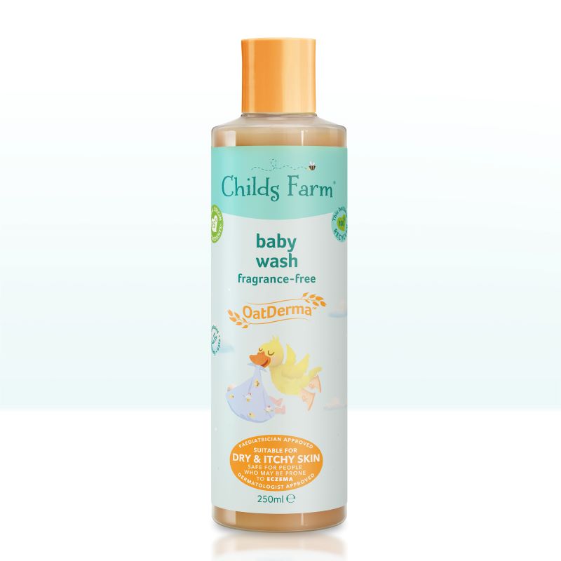 Childs Farm Oatderma Baby Wash Fragrance Free 250ml