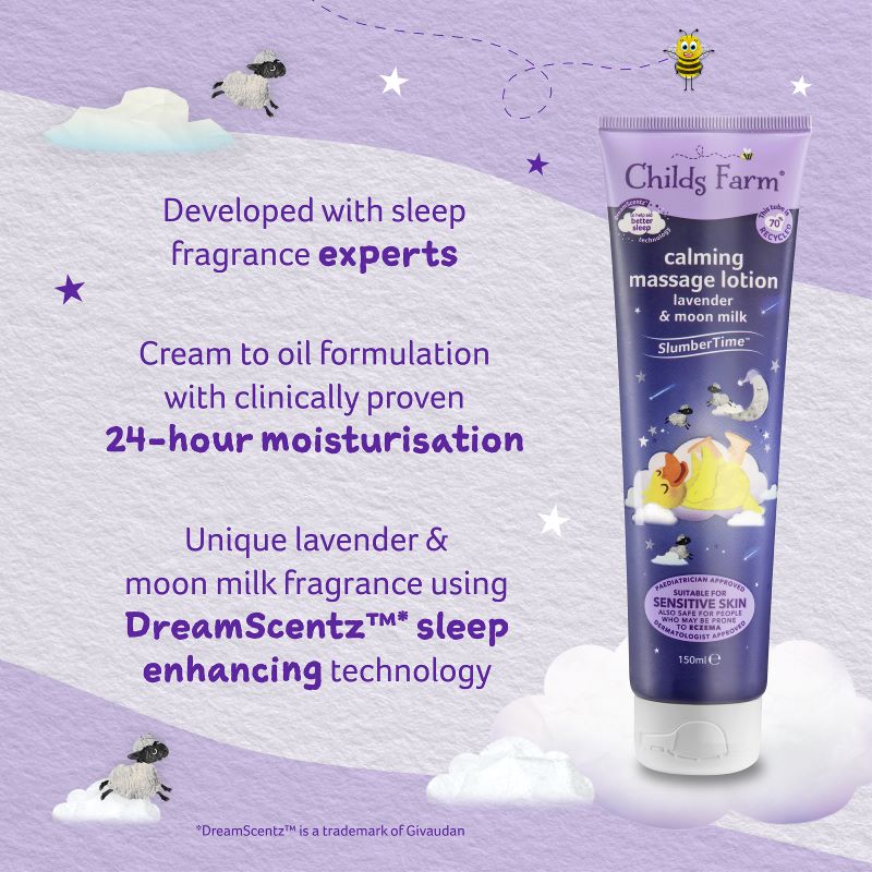 Childs Farm Lavender & Moon Milk Calming Massage Lotion 150ml