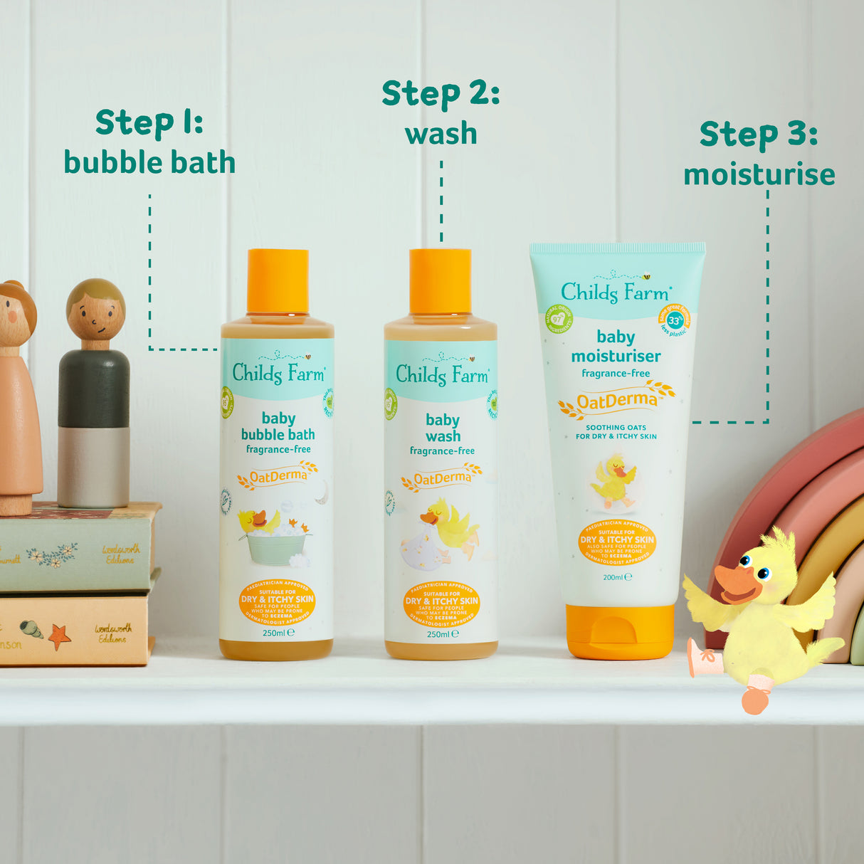 Childs Farm Oatderma Baby Moisturiser Fragrance Free 200ml