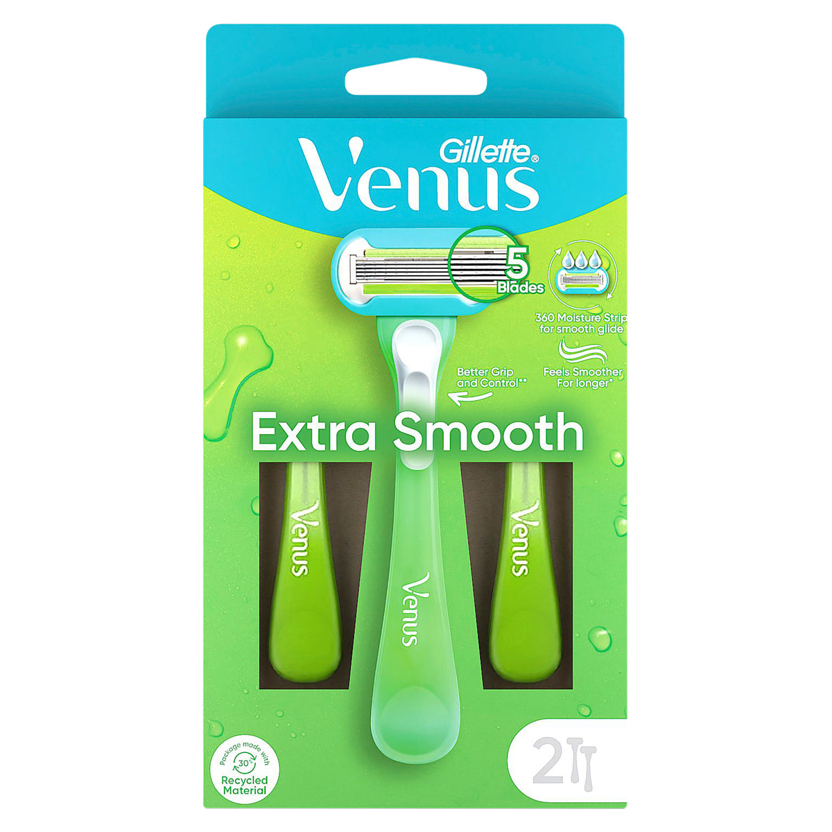 GILLETTE Venus Extra Smth Disp 2pk