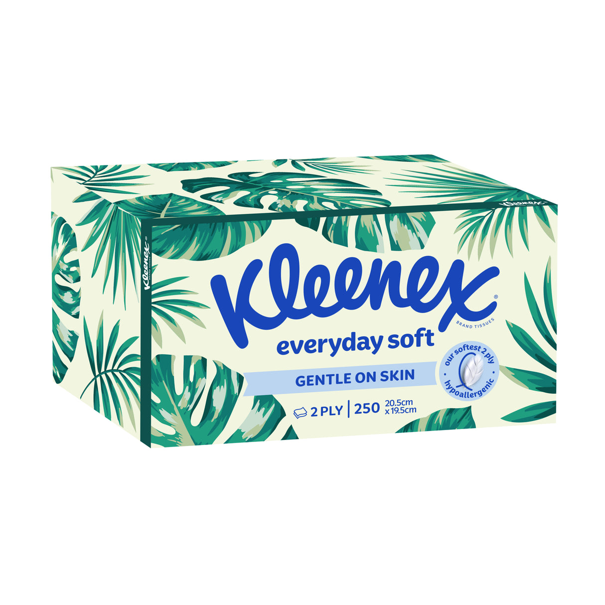 Kleenex Everday Silk Touch Facial Tissues, Jumbo Box 250 Sheets