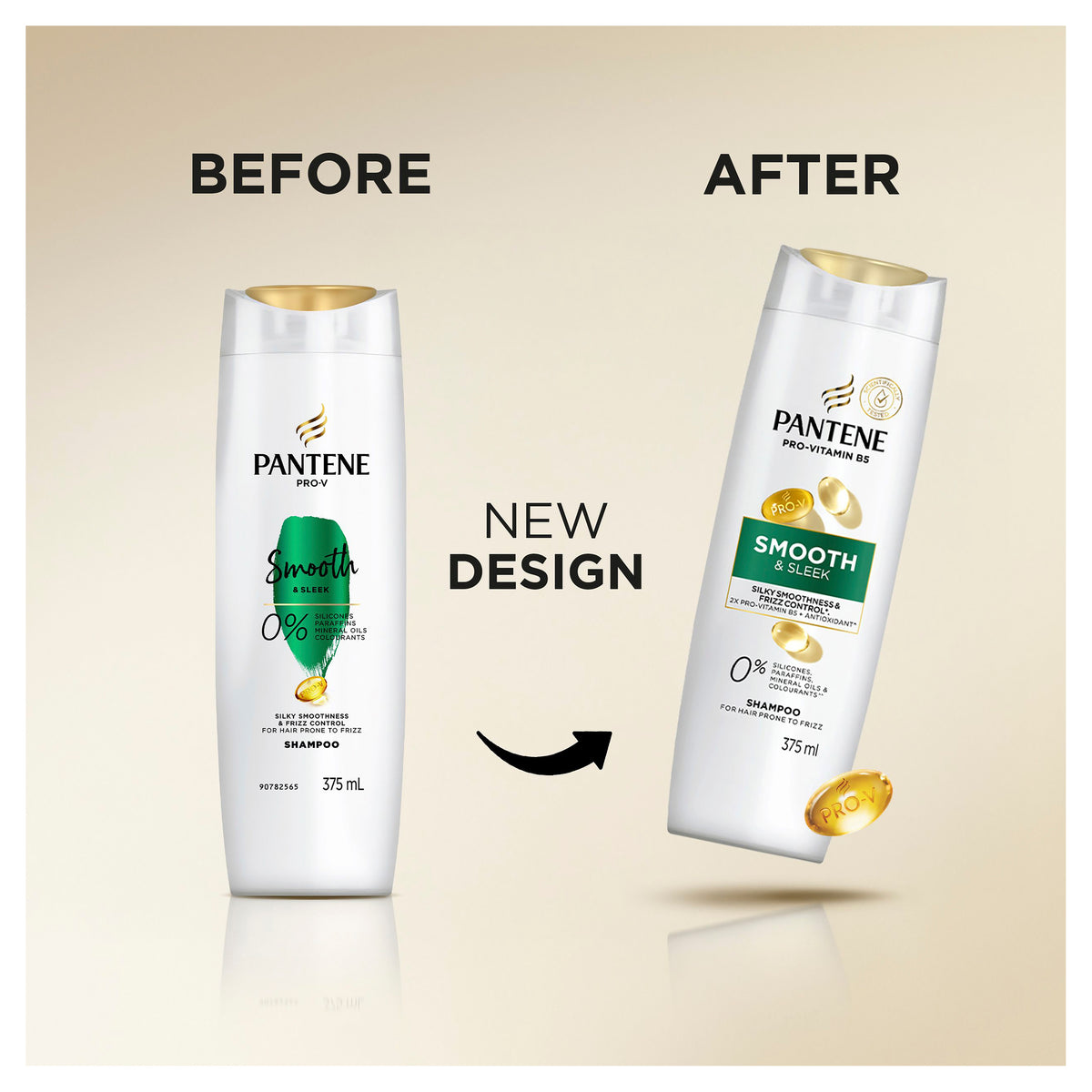 Pantene Pro-V Daily Moisture Renewal Shampoo: Moisturising Shampoo for Dry Hair 375 ml