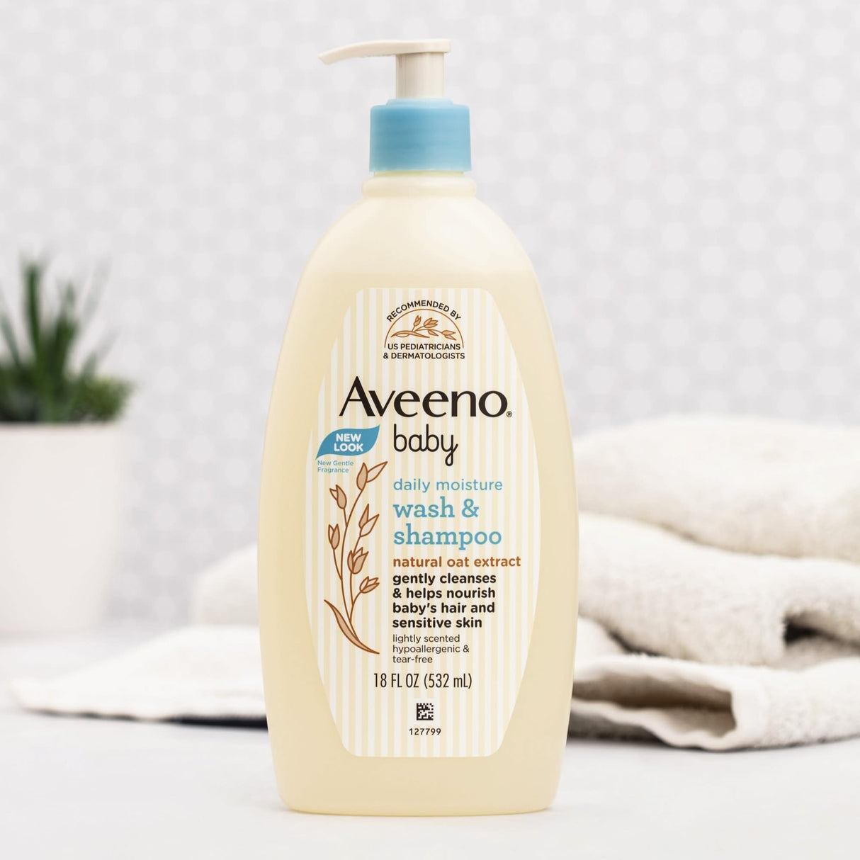 Aveeno Baby Wash and Shampoo 532 mL