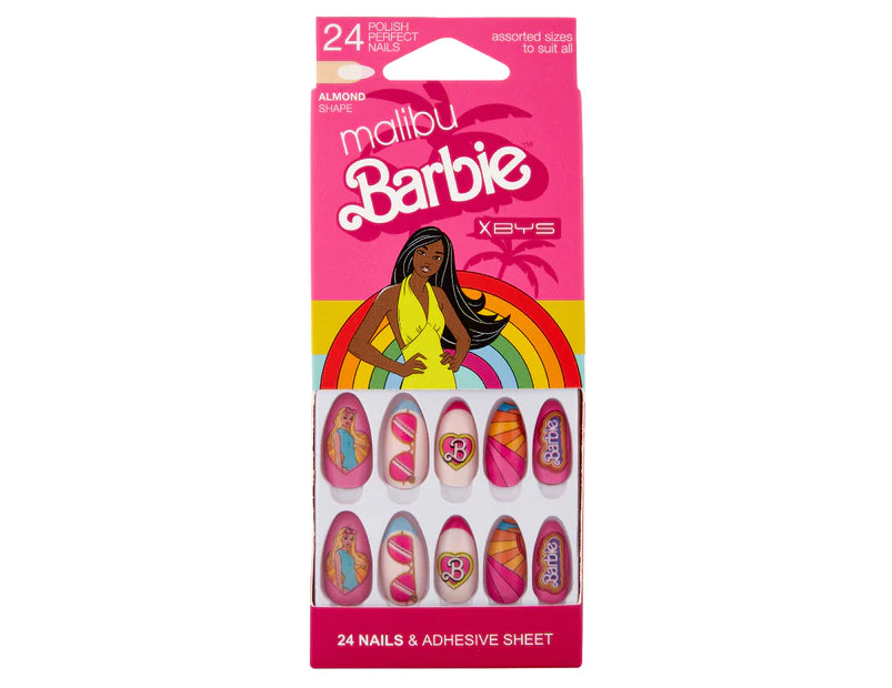 BYS X Barbie Press On Nails Malibu Summertime