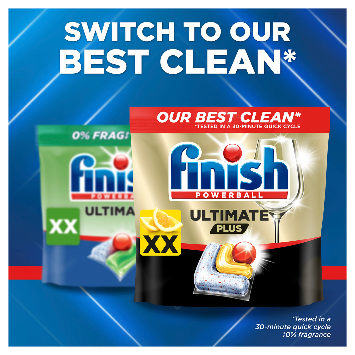 FINISH Ultimate 0% Dishwasher Tablets Regular 46s