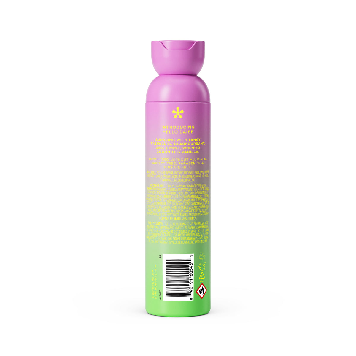 DAISE Hello Full Body Deodorant Spray 120ml