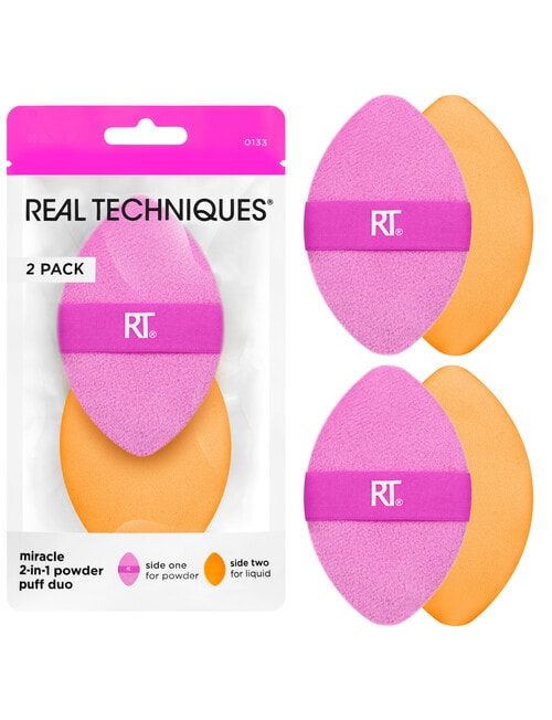REAL Techniques Miracle 2in1 Powder Puff Duo