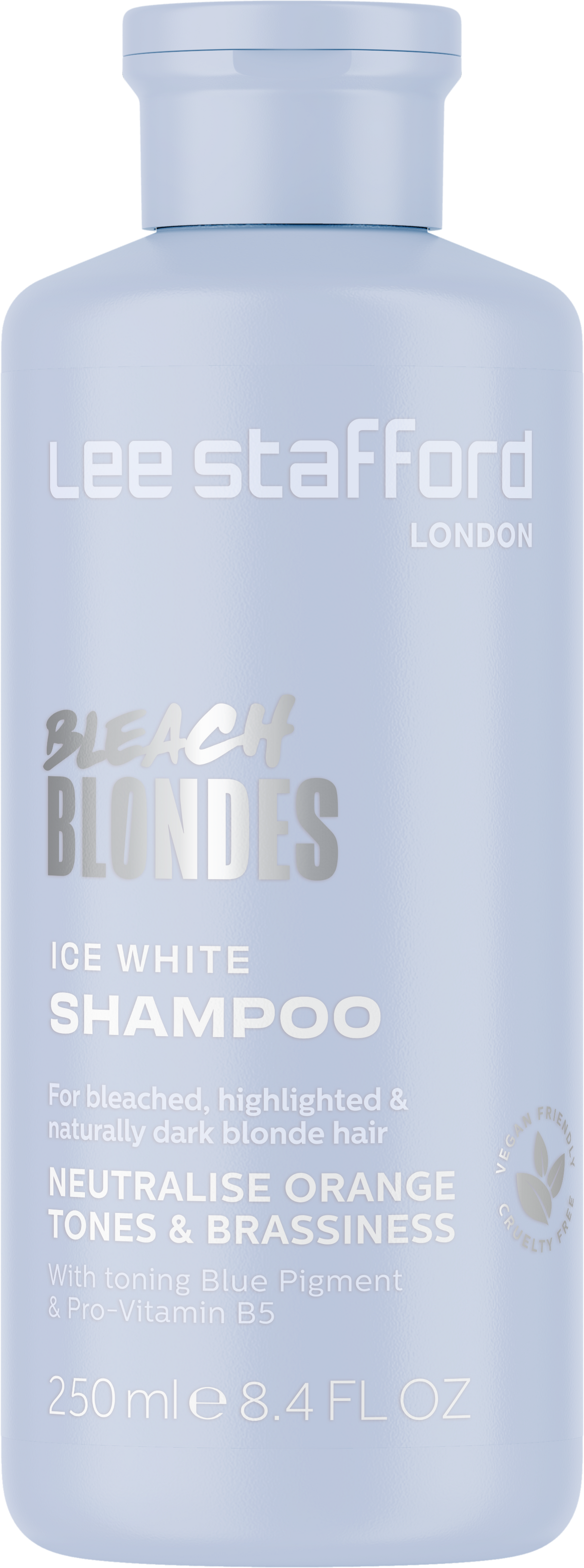 Lee Stafford Bleach Blondes Ice White Toning Shampoo 250ml