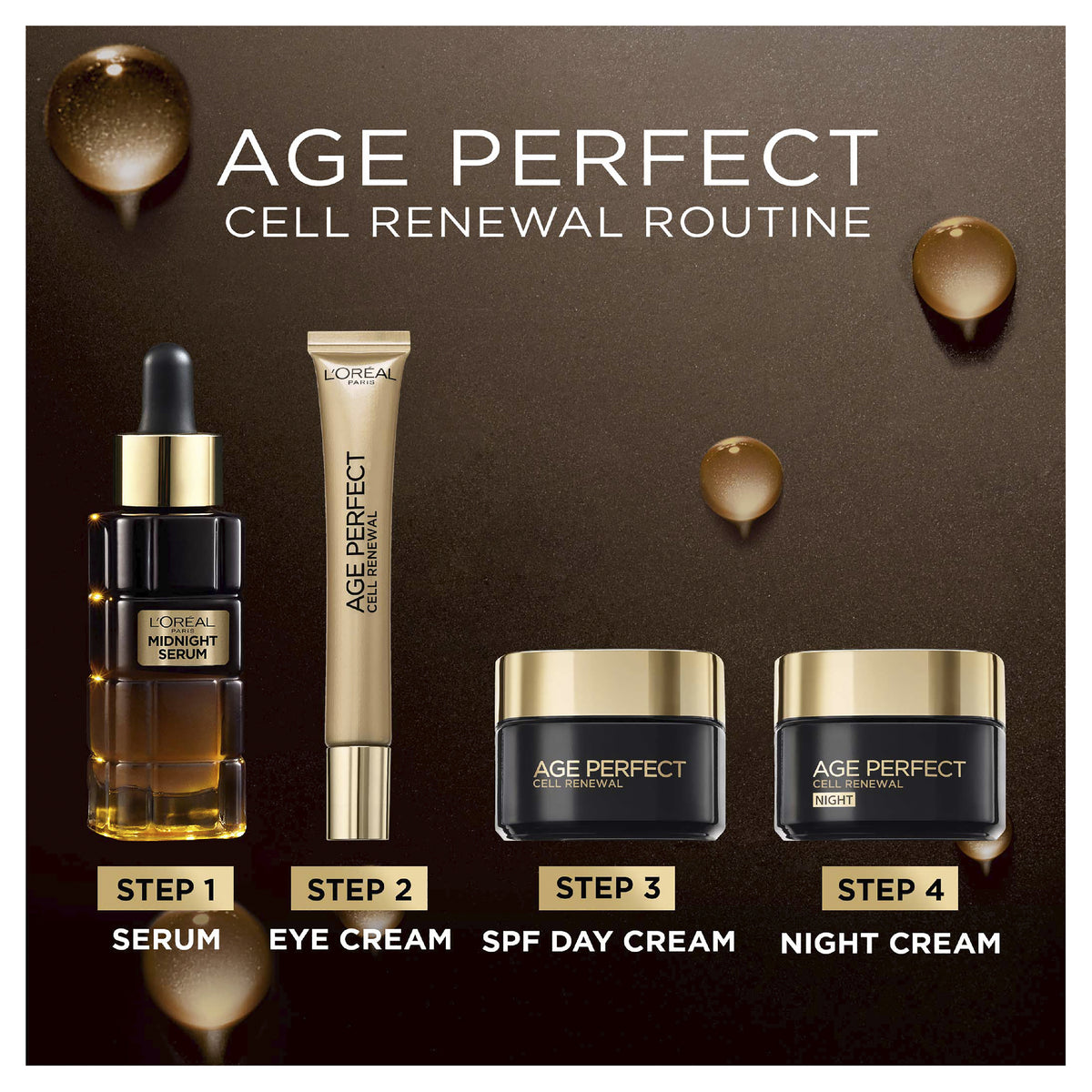 L'Oreal Age Perfect Cell Renew Midnight Serum 30ml