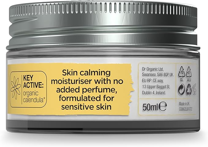 Dr. Organic Calendula Fragrance Free Moiturising Cream 50ml