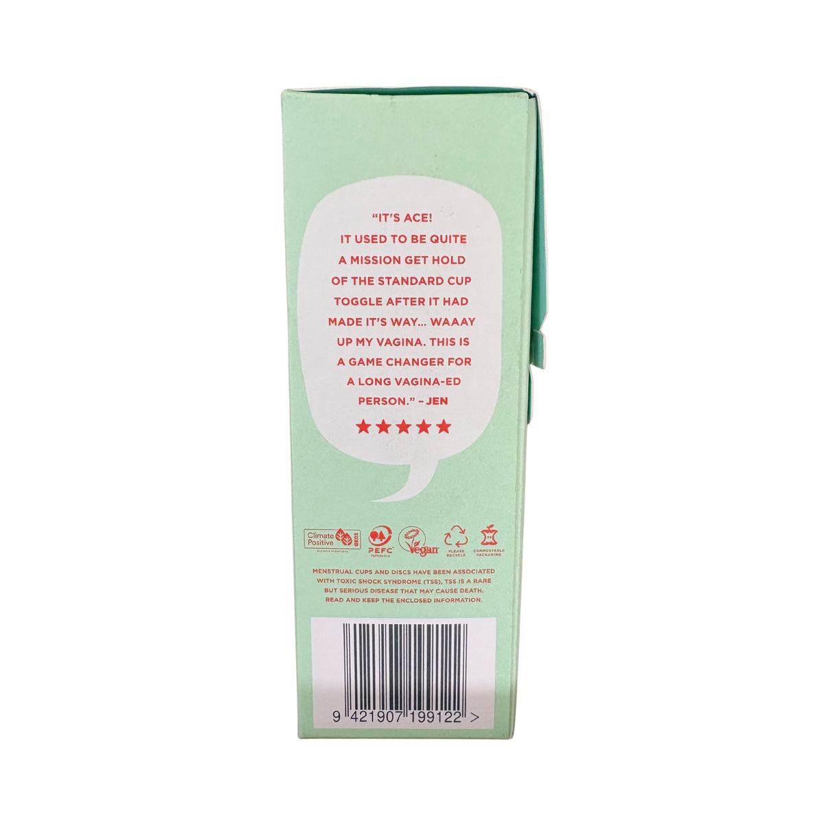 Hello. High Cervix Cup Bright Blue M
