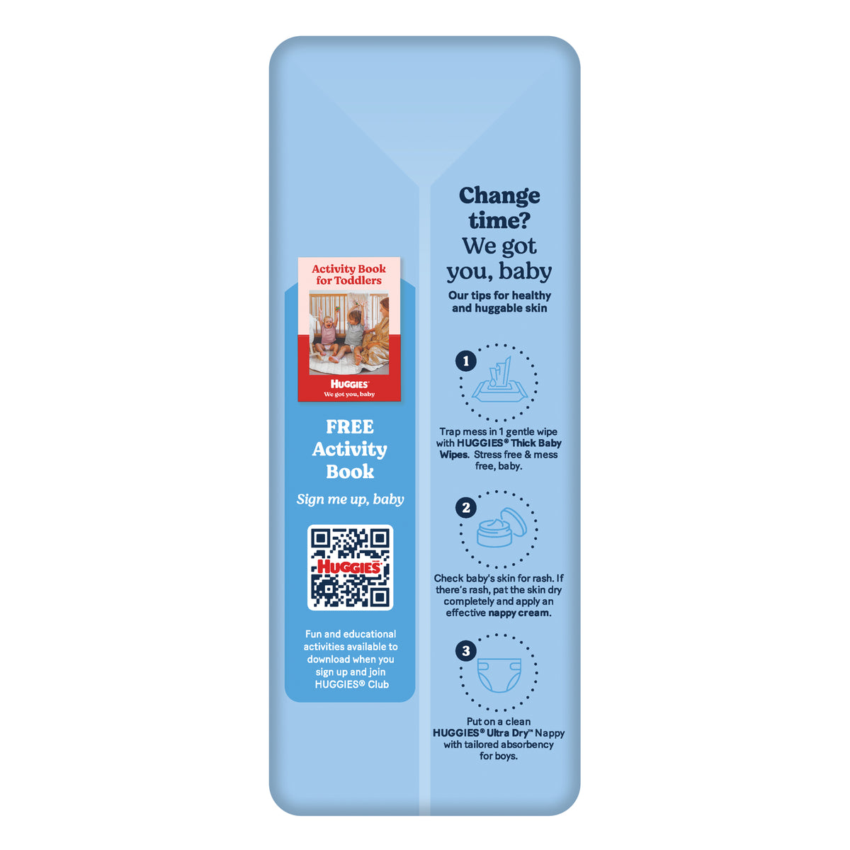 Huggies Ultra Dry Nappies Boys Size 5 (13-18kg) 32 Pack