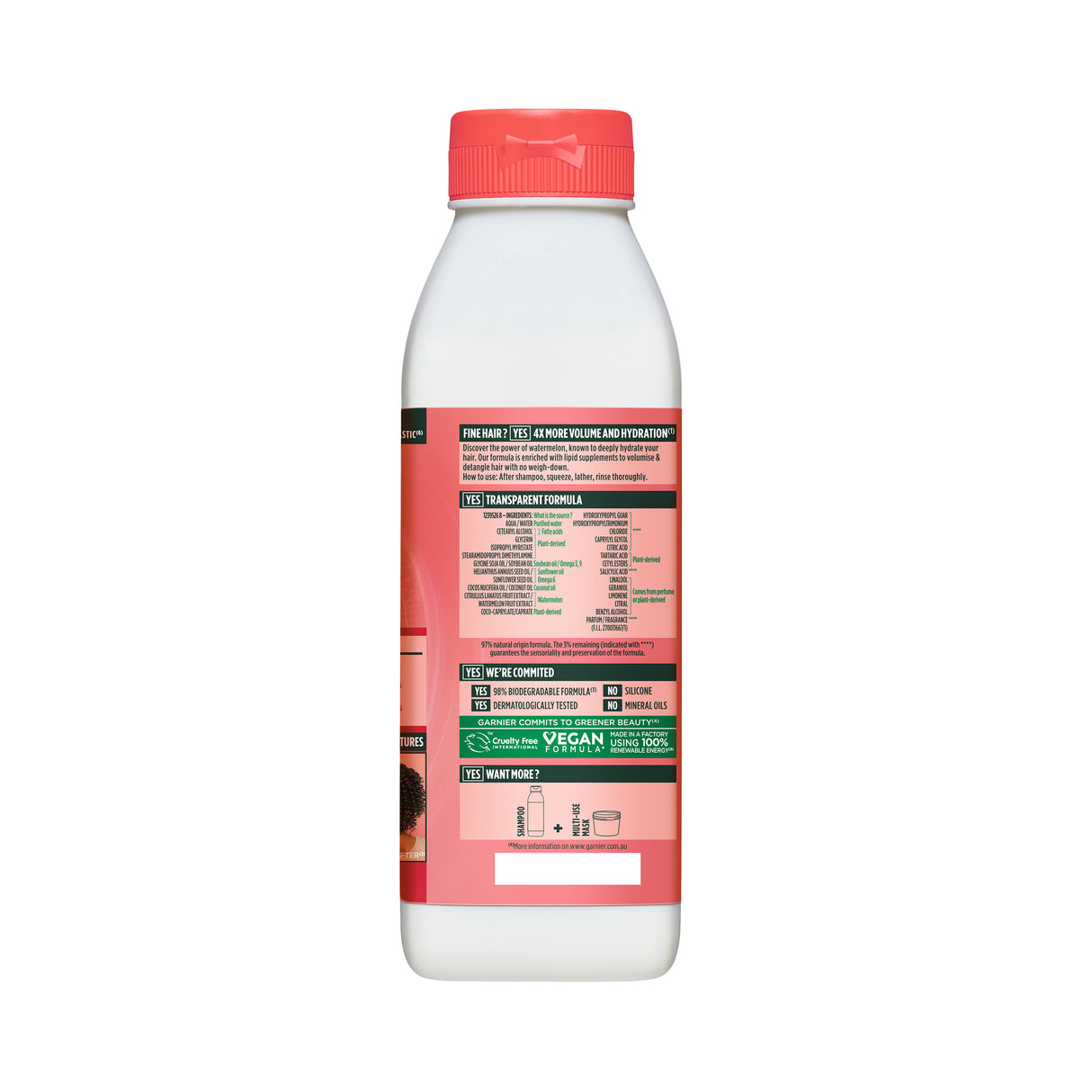 Garnier Fructis Hair Food Watermelon Conditioner 350mL