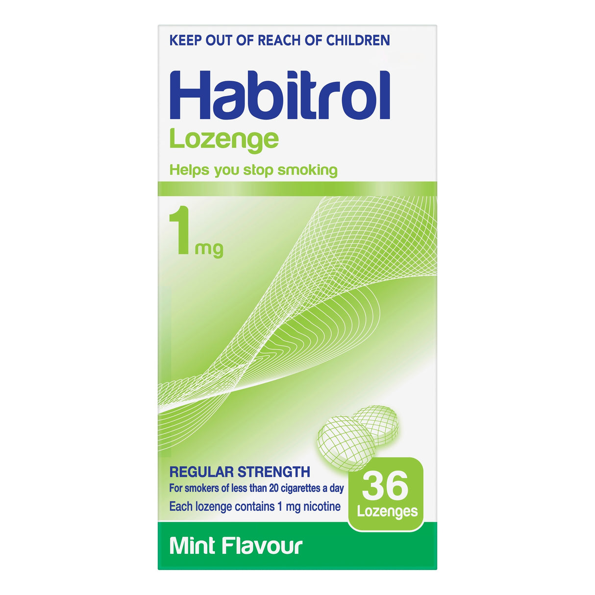 Habitrol Lozenges 1MG Mint 36 Pack