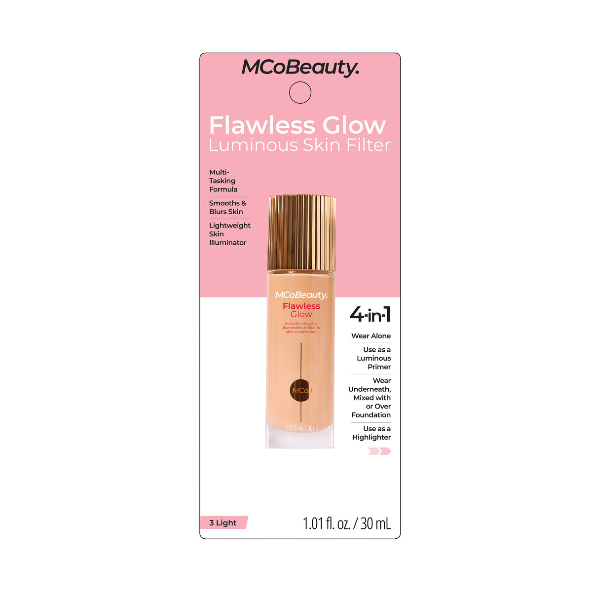 MCoBeauty Flawless Glow Luminous Skin Filter 3 Light