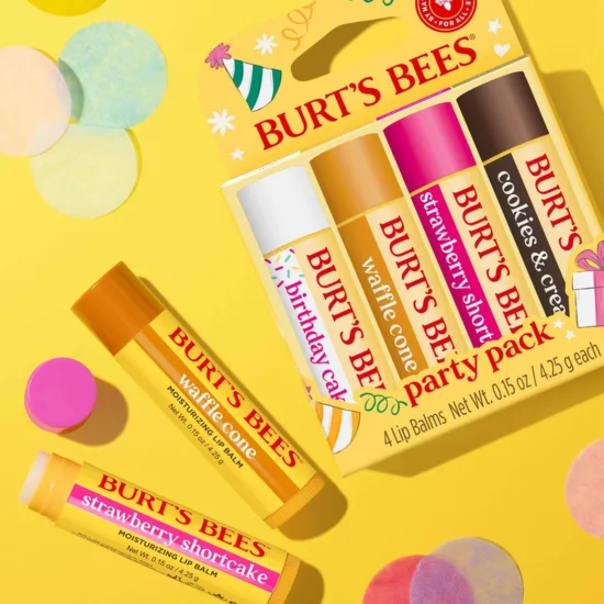 Burt's Bees Party Pack - 4 Pack