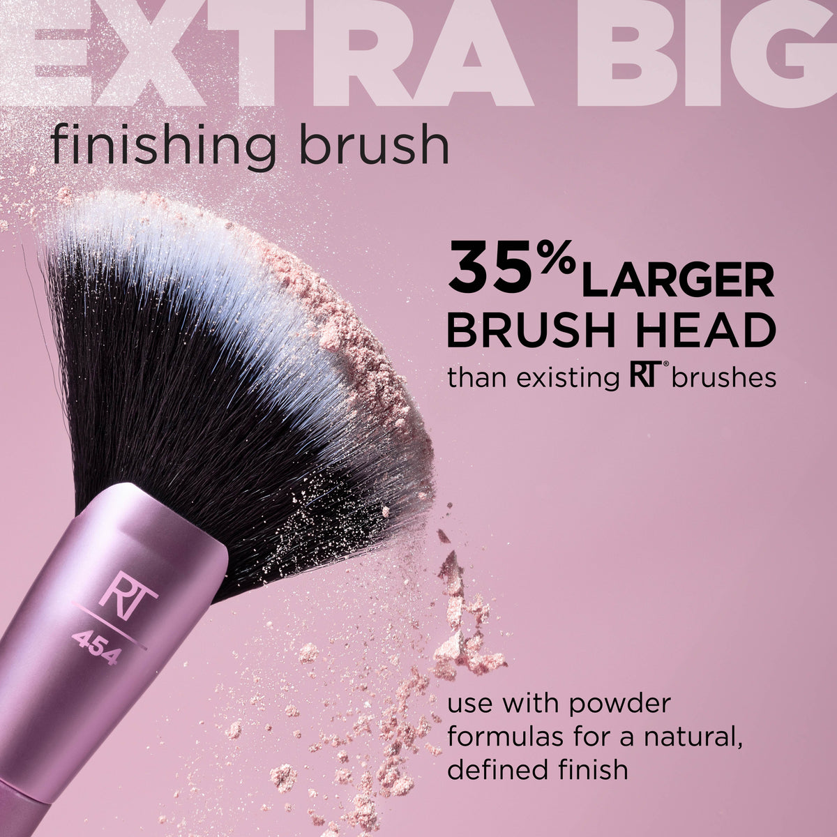 Real Techniques Cheek - Extra Big Finishing brush #10031100