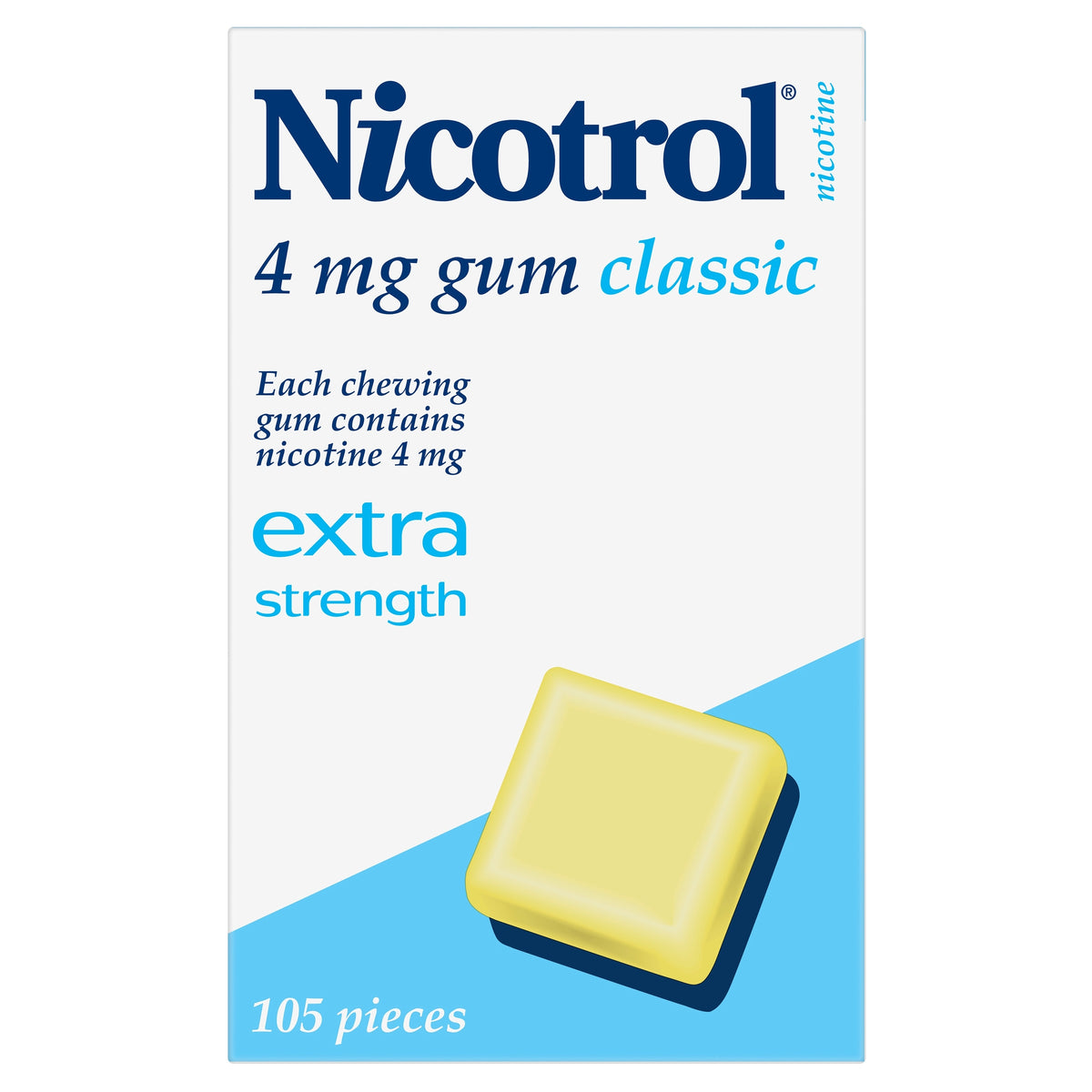 Nicotrol Gum Classic 4mg 105