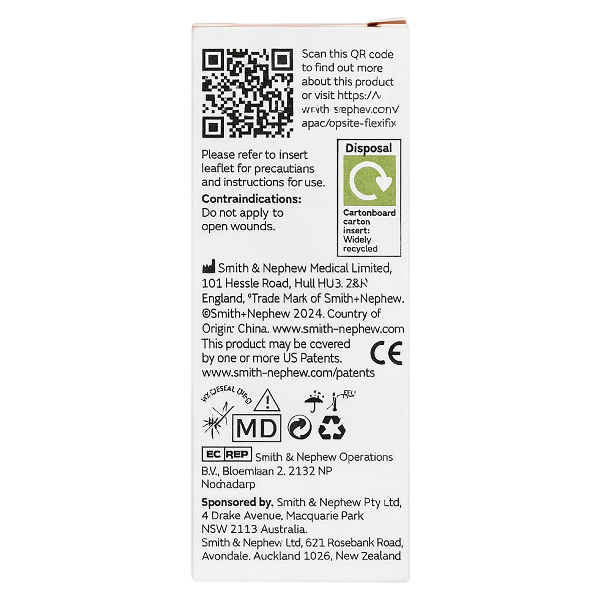 OPSITE™ FLEXIFIX Transparent Film Roll 10cm x 1m Roll