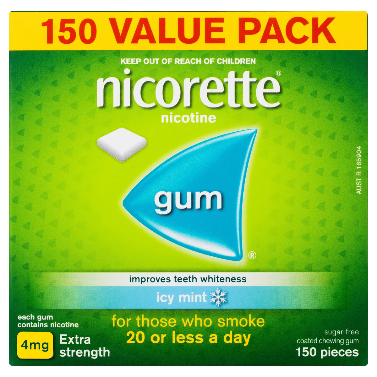 NICORETTE Gum Icy Mint 4mg 150s