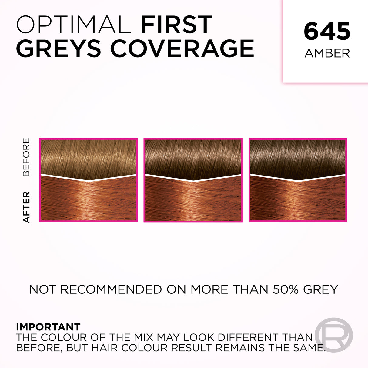 L'Oréal Paris Casting Crème Gloss Semi-Permanent Hair Colour - 645 Amber (Ammonia Free)