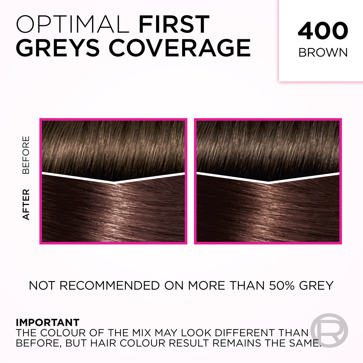 L'Oréal Paris Casting Crème Gloss Semi-Permanent Hair Colour - 400 Dark Brown (Ammonia Free)