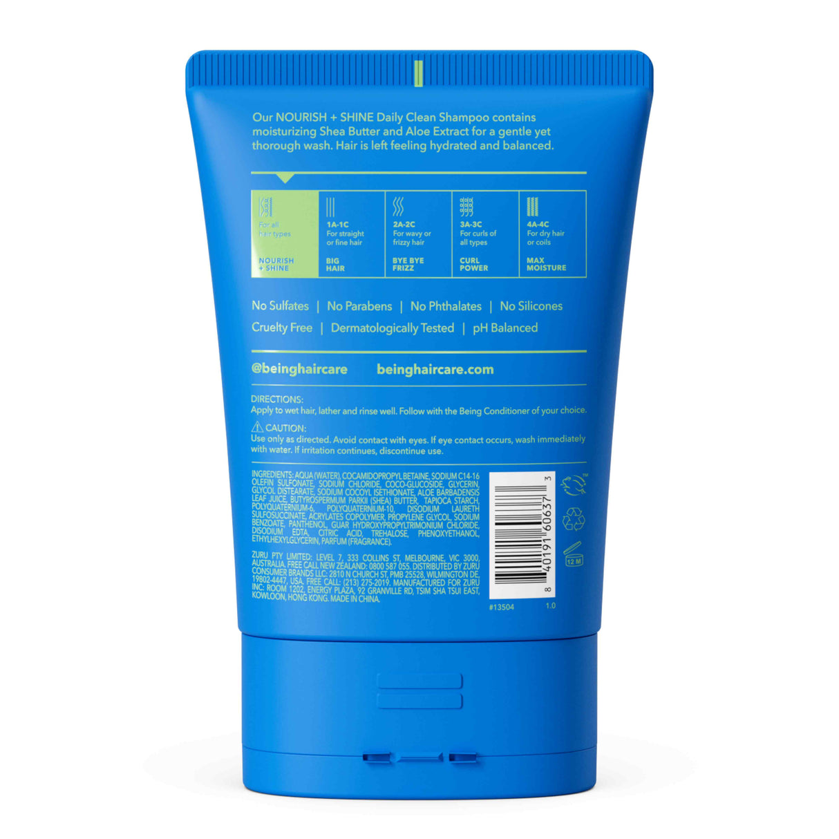 BEING Shampoo Nourish + Shine 354ml