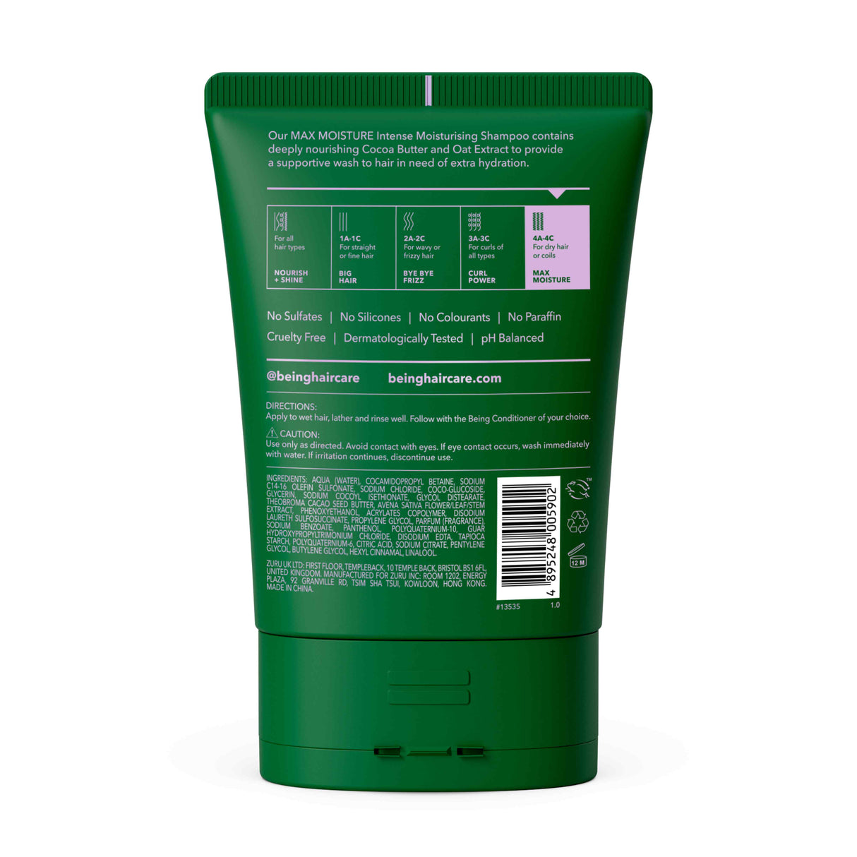 BEING Shampoo Max Moisture 354ml