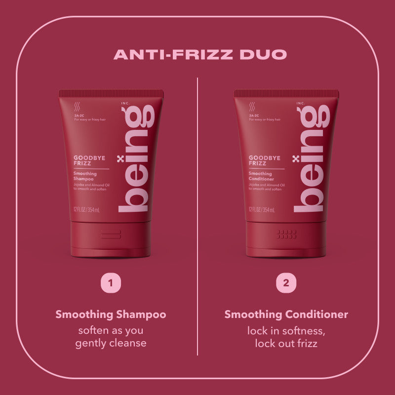 being GOODBYE FRIZZ Smoothing Shampoo 90mL