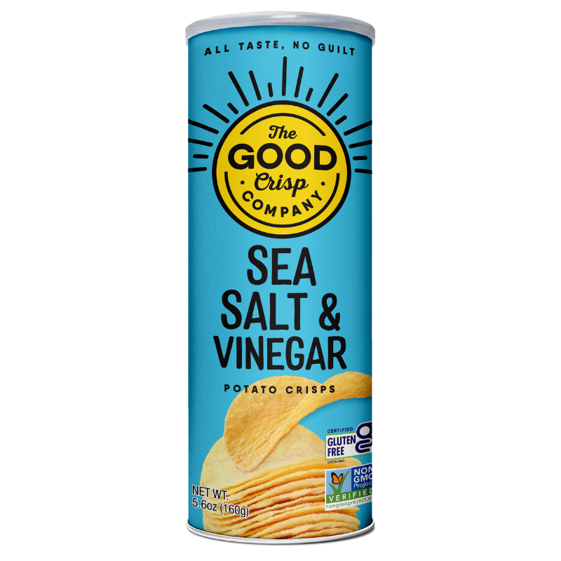 The Good Crisp Company Sea Salt & Vinegar 160g
