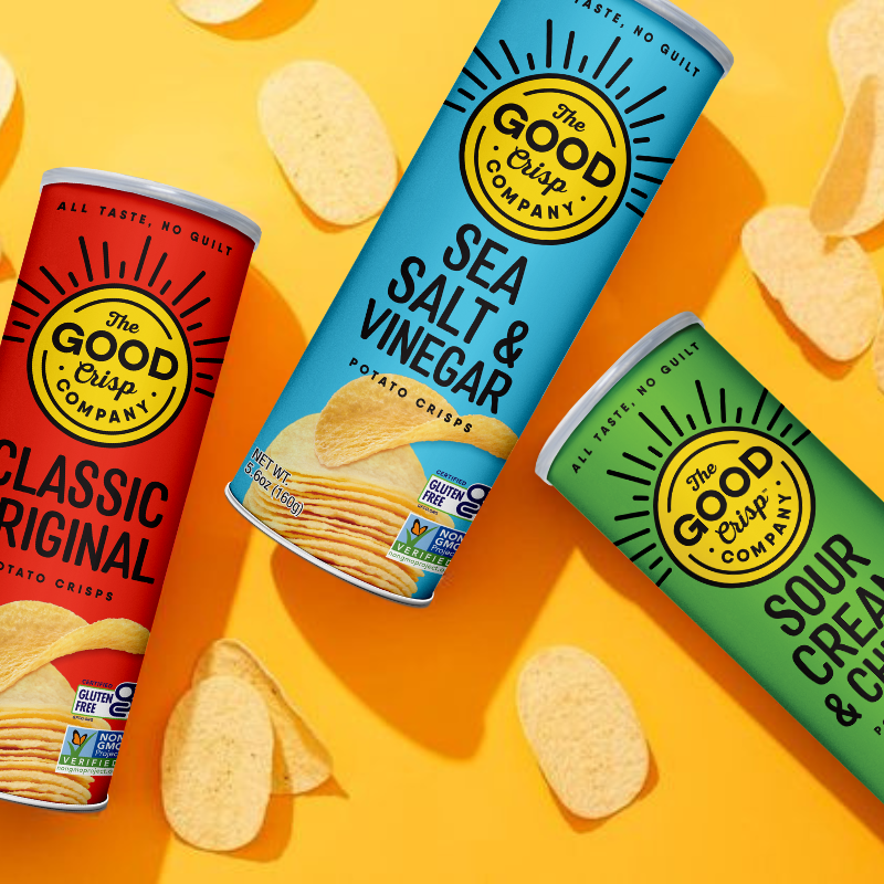 The Good Company Sour Cream and Chives Crisps 160 g