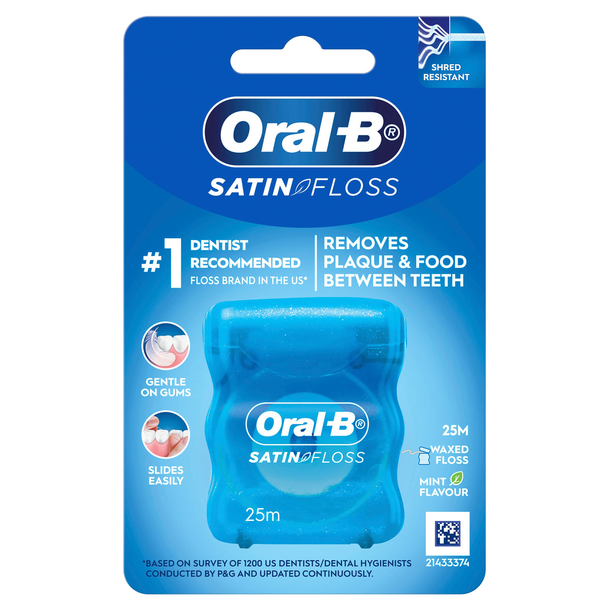 Oral-B Satin Tape Mint 25m