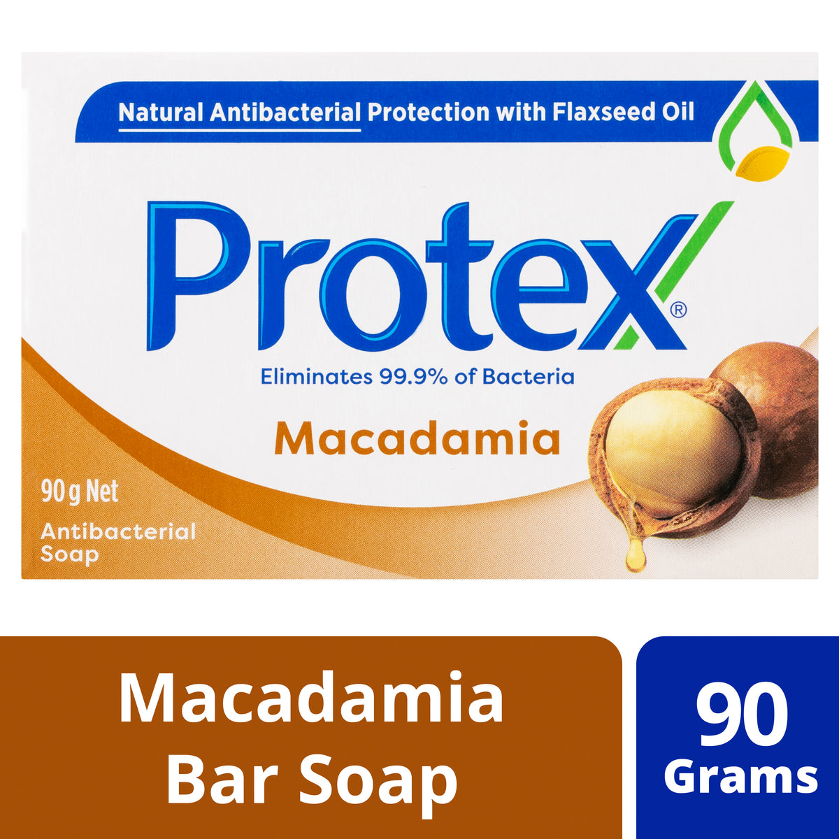 PROTEX Antibacterial Macadamia Oil Bar Soap 90g