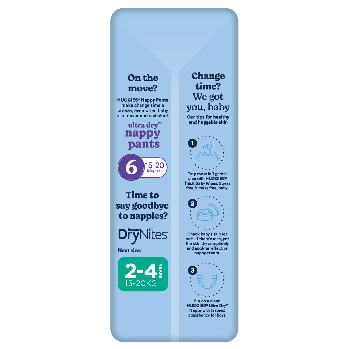 HUGGIES Ultra Dry Junior Size 6 Boy 14pk