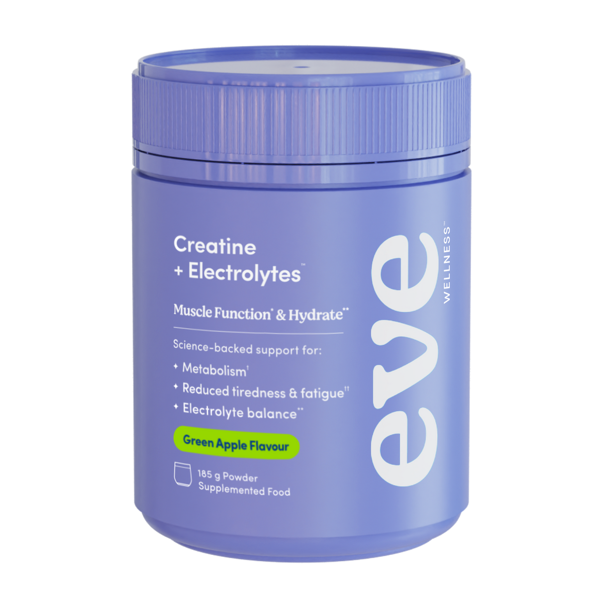 Eve Wellness Creatine + Electrolytes - Green Apple