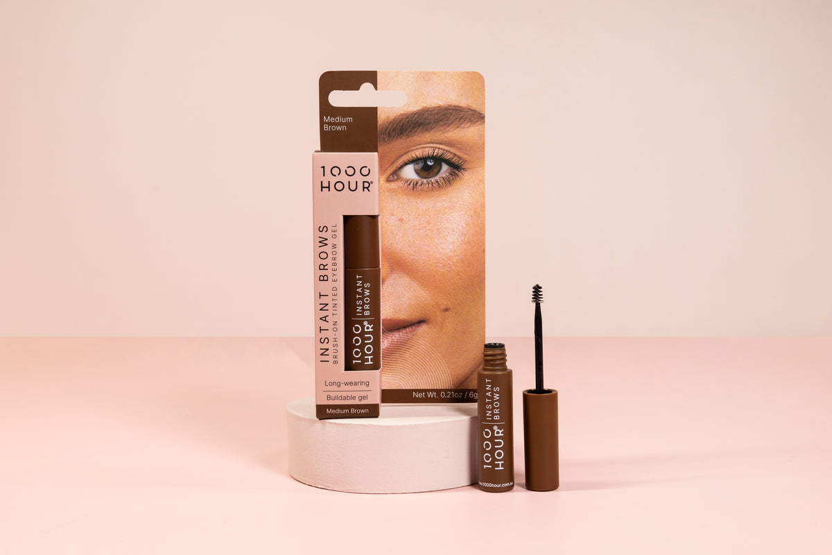 1000HOUR Instant Brows Mascara Medium Brown 6g