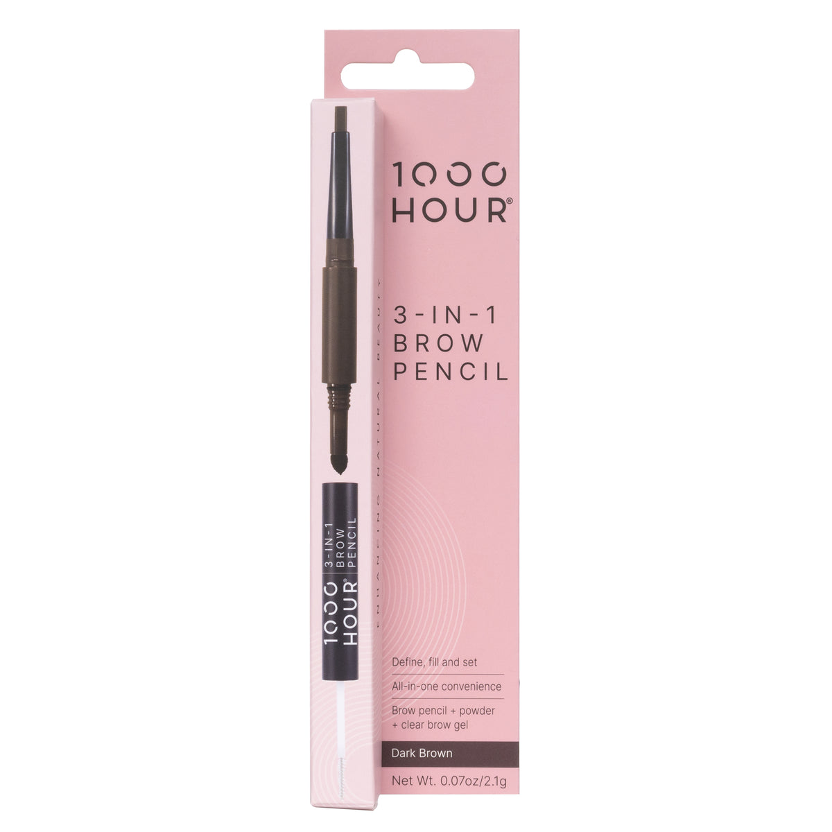 1000HOUR 3-in-1 Brow Pencil Dark Brown