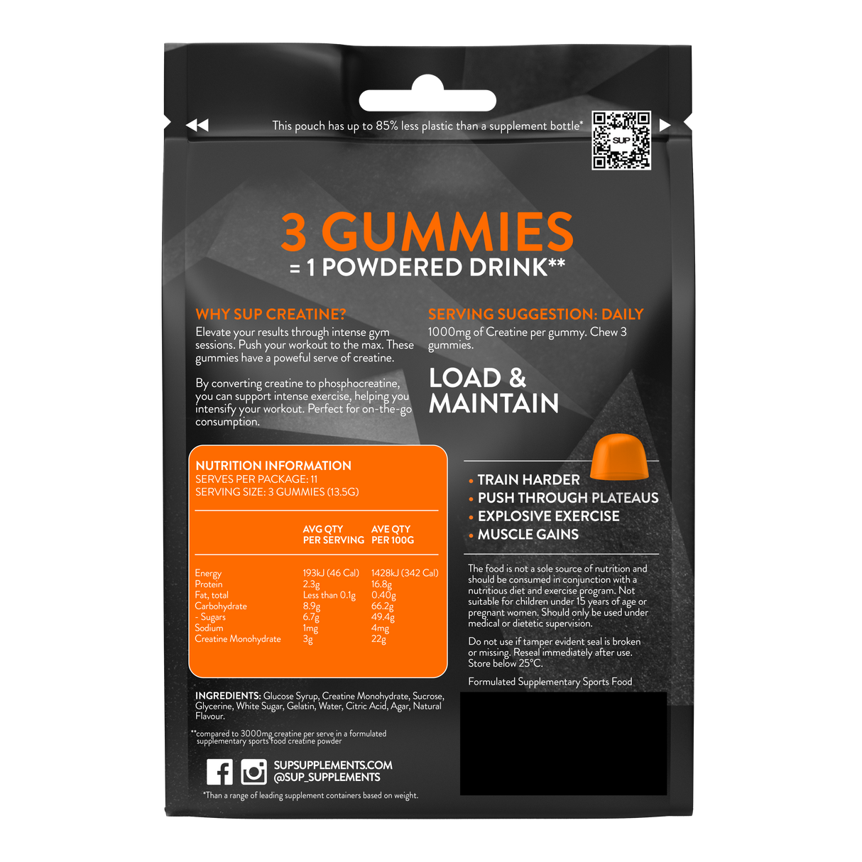 SUP Creatine Gummies 35s