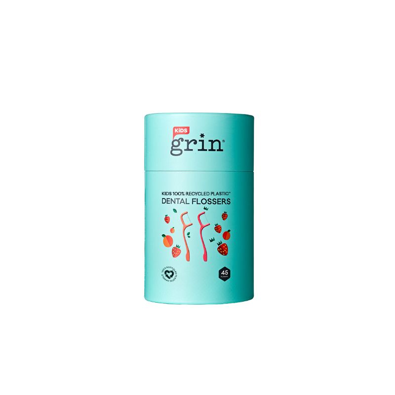 Grin Kids 100% Recycled Dental Floss Picks 45pk