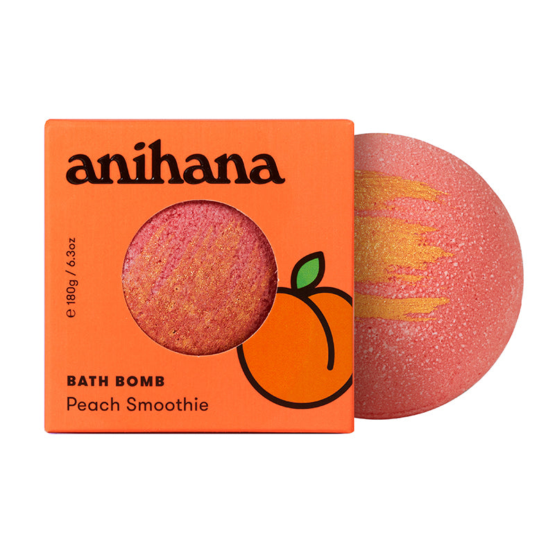 Anihana Bath Bomb Peach Smoothie 180g