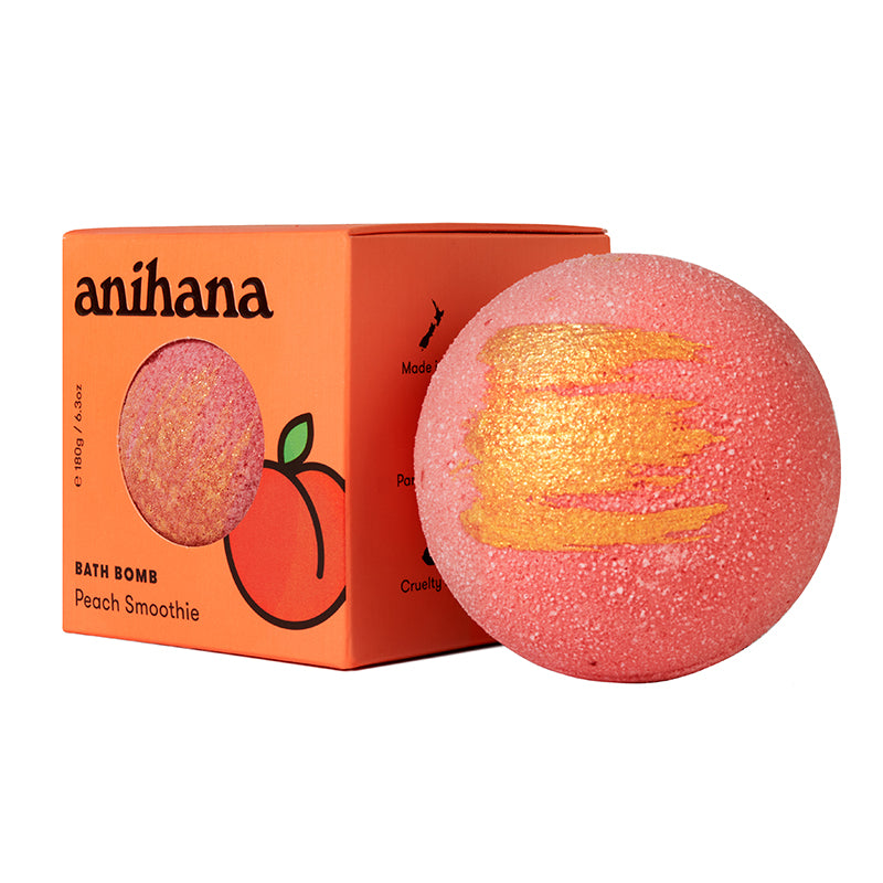 Anihana Bath Bomb Peach Smoothie 180g