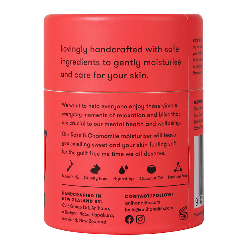 Anihana Rose & Chamomile Solid Moisturiser 75g