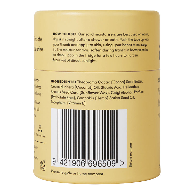 Anihana Solid Moisturiser Raspberry & Vanilla 75g
