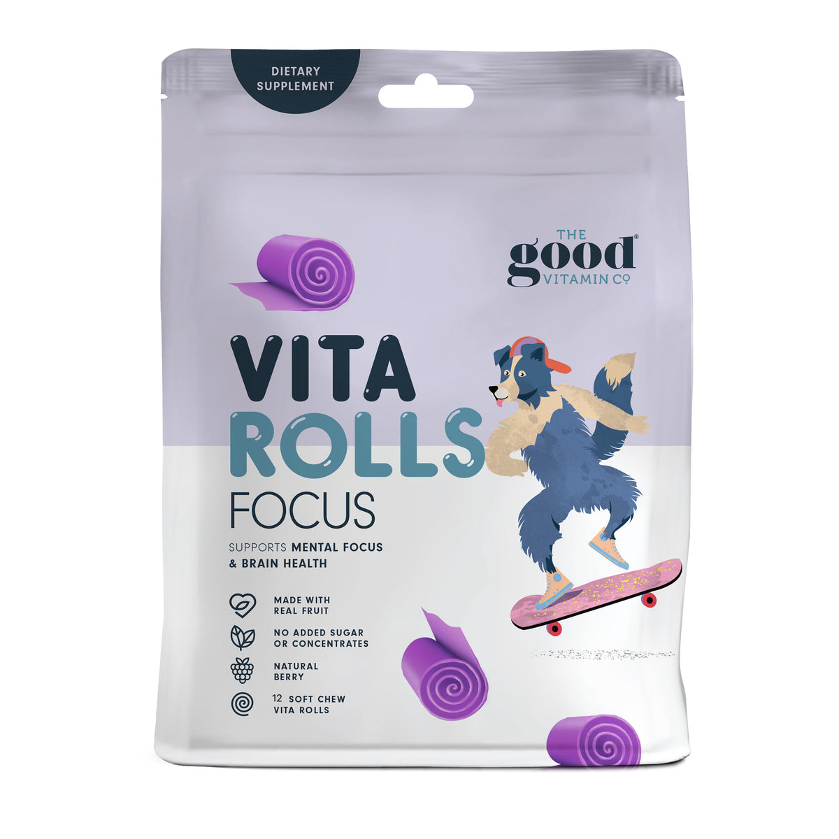 The Good Vitamin Company Vita Rolls Focus 12s