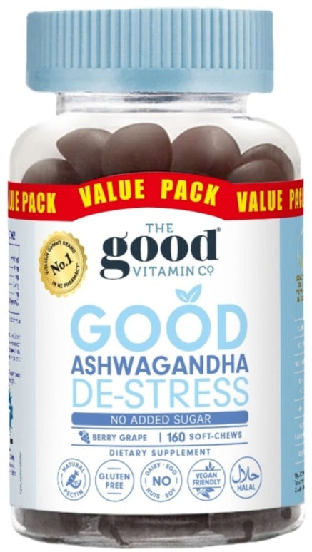 The Good Vitamin Co Ashwagandha De-Stress 160s
