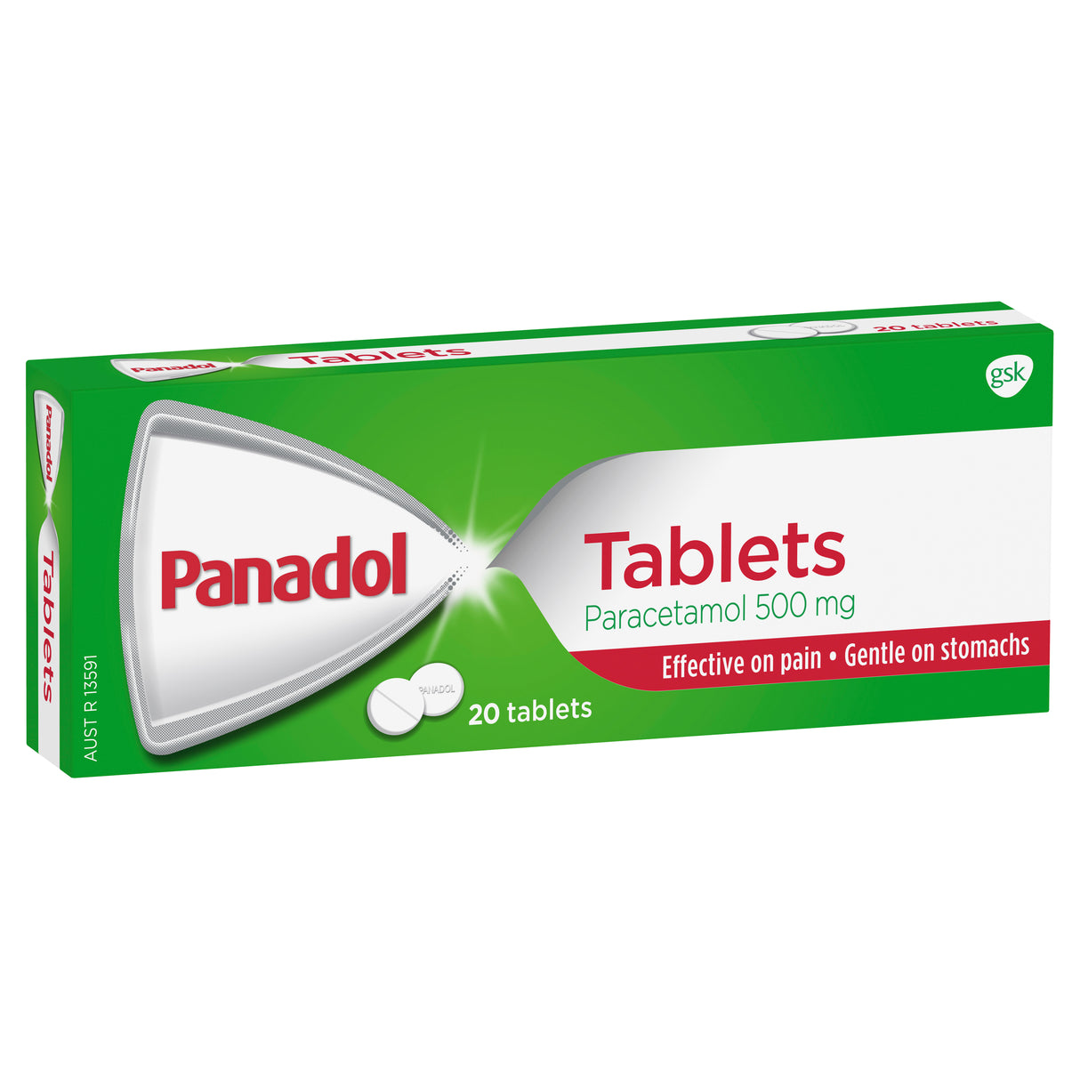 Panadol for Pain Relief, Paracetamol - 500mg 20 Tablets