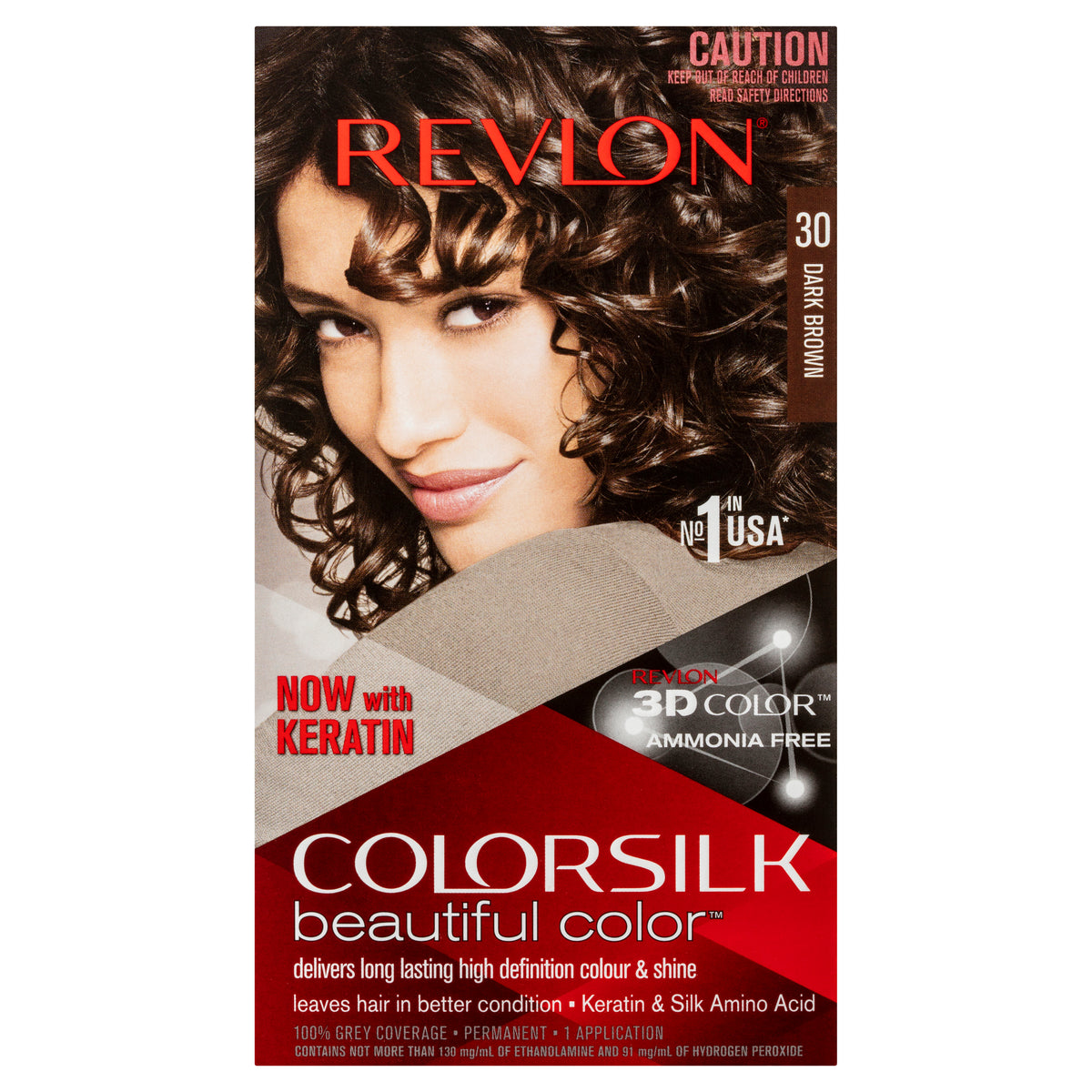 Revlon Colorsilk Beautiful Color 30 Dark Brown